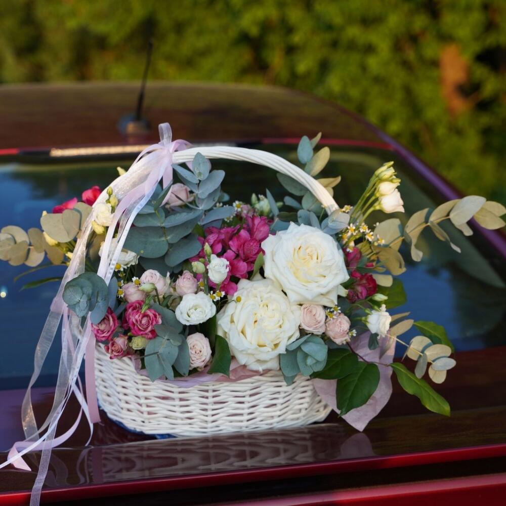 Корзина с цветами
