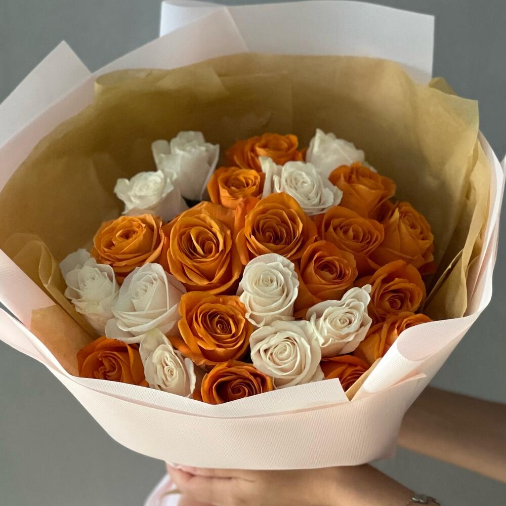 Букет из 25 голландских роз